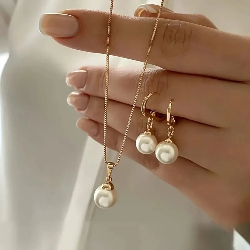 Conjunto de Perlas Vintage para Ella