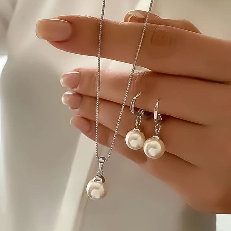 Conjunto de Perlas Vintage para Ella