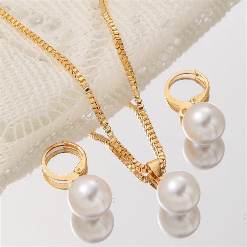 Conjunto de Perlas Vintage para Ella