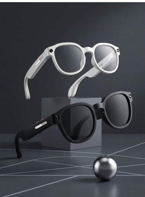 Gafas Inteligentes AI 4K con Cámara, Traducción y Bluetooth